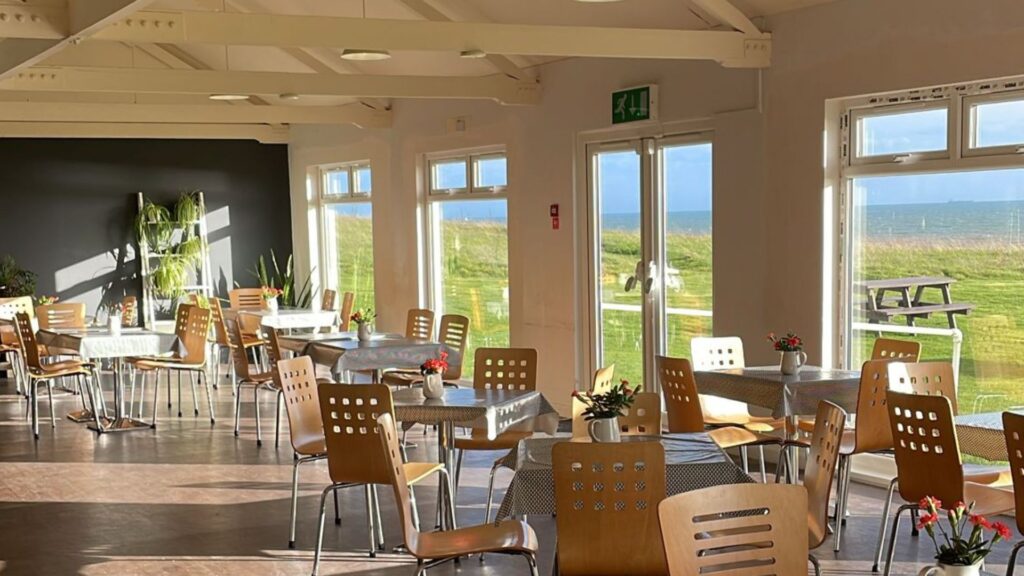 isle of wight pearl cafe tables and chairs and seaviews