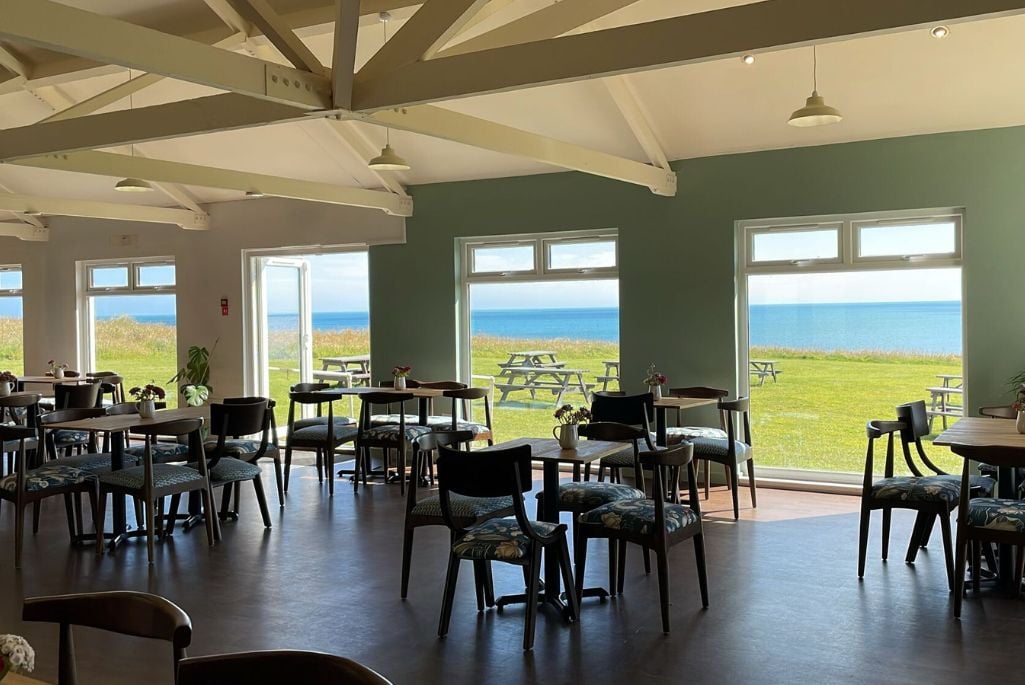 Sea views and fresh air at the IOW cafe