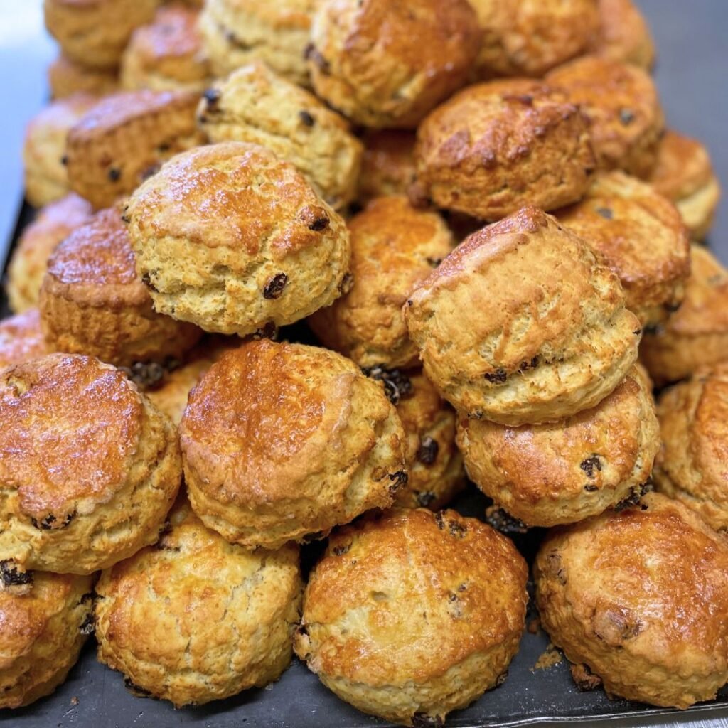 homemade scones photo from the pearl cafe at isle of wight pearl