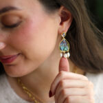 Paua Pearl Drop Earrings