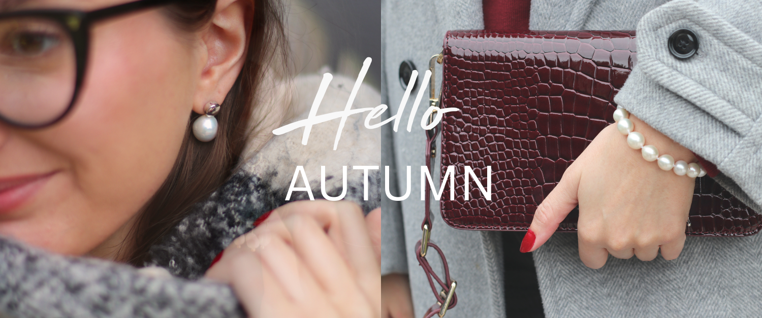 Lifestyle banner showcasing autumn jewellery trends and looks