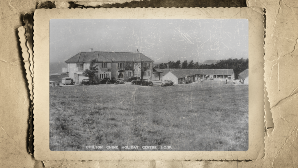 old black and white photo of isle of wight pearl building in brighstone